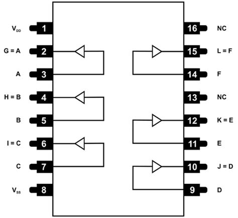 CD4050 Hex Buffer Non.